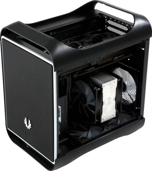 BitFenix Prodigy M 2022 ARGB, schwarz, Glasfenster
