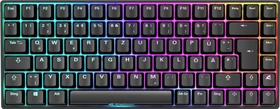 Sharkoon Skiller SGK50 S3, schwarz, LEDs RGB, hot-swap, Gateron RED, USB, DE