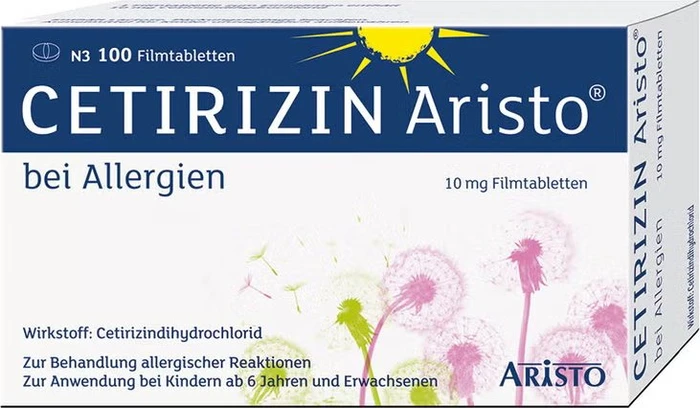 Cetirizin Aristo Filmtabletten, 100 Stück