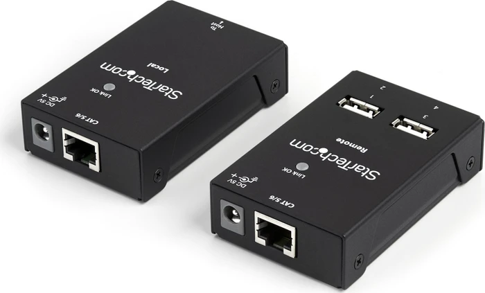 StarTech USB2G4LEXT2, USB-Extender via RJ-45, USB 2.0, aktiv, bis 50m