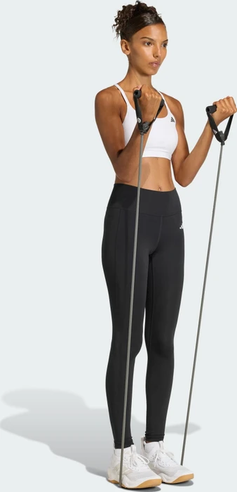 adidas Optime Essentials Light-Support Sport-BH weiß (Damen) (JN3491) – Bild 3 von 6