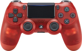 Sony DualShock 4 2.0 Controller wireless Crystal Edition transparent rot (PS4)