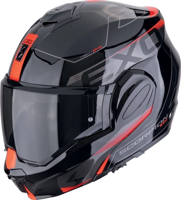Scorpion EXO-Tech Evo Traveller schwarz/grau/rot