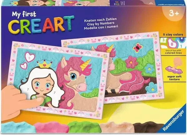 Ravensburger Kneten nach Zahlen My First CreArt Einhornglück