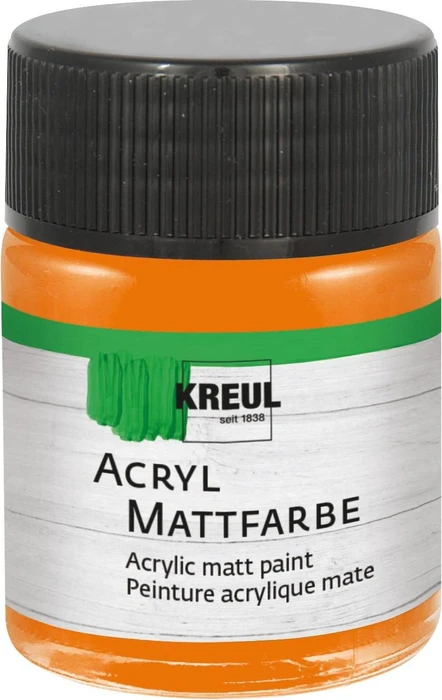 Kreul Acryl Mattfarbe, orange, 50ml (75504)
