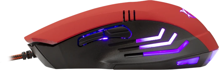 White Shark Hannibal 2 Red Gaming Mouse, rot/schwarz, USB