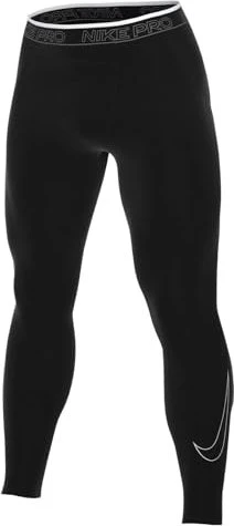 Nike Pro Dri-FIT Tights Hose lang schwarz/weiß (Herren)
