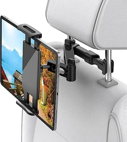 Fappen Kfz-Kopfstützen-Halterung, Tablet-Halterung 4.4-11", schwarz