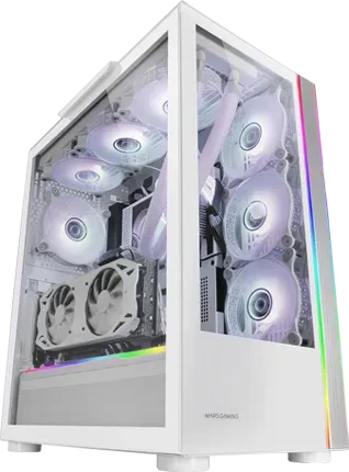 Mars Gaming MC-Ultra Black, Glasfenster