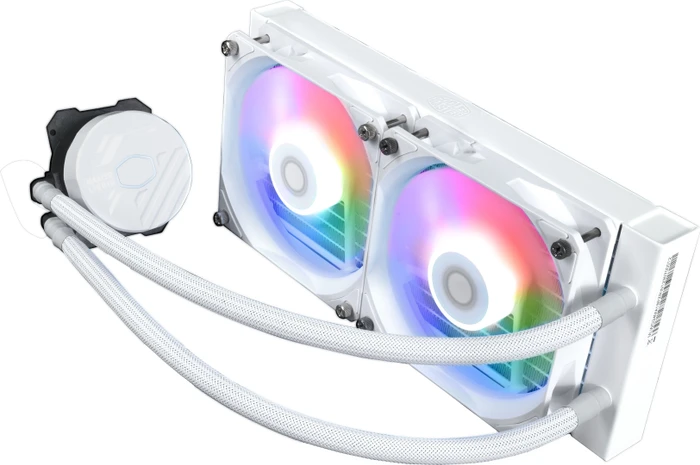 Cooler Master MasterLiquid 240L Core ARGB White, weiß