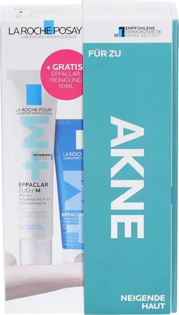 La Roche-Posay Akne Effaclar Duo+ M Creme 40ml + Reinigung 50ml Geschenkset