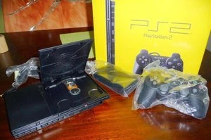 Sony PlayStation 2 - neue PStwo, schwarz