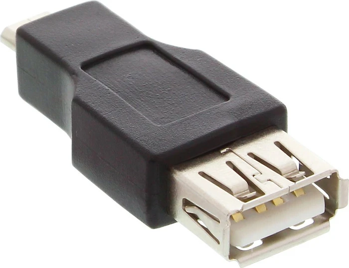InLine Micro-USB OTG Adapter, Micro-B Stecker auf Buchse A