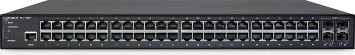 Lancom GS-3152 Rackmount Gigabit Managed Switch, 48x RJ-45, 4x SFP+, 740W PoE+