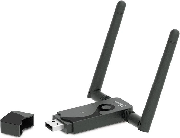 j5create USB 2.0 Dual Band WiFi Adapter, 2.4GHz/5GHz WLAN, USB-A 2.0 [Stecker]