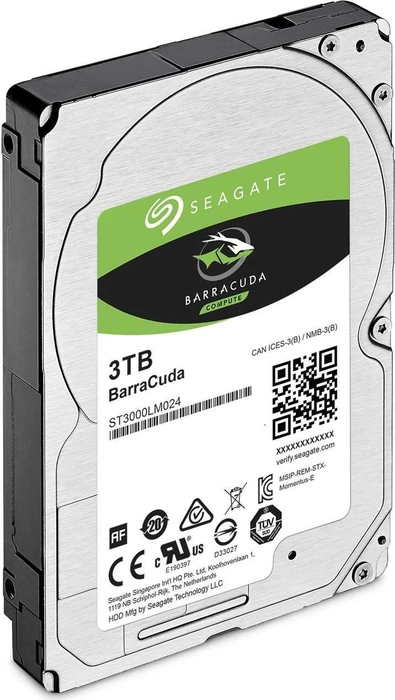 Seagate BarraCuda Compute 3TB, 512e / 2.5" / SATA 6Gb/s