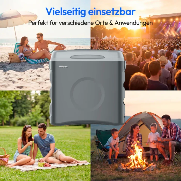 Medion Life MD 370030 Thermoelektro-Kühlbox grau
