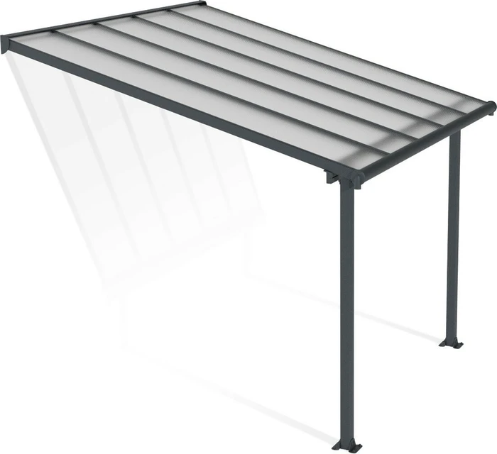 Palram Canopia Olympia Terrassenüberdachung 307x300cm grau