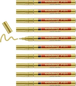 edding 751 Lackmarker gold, 10er-Pack