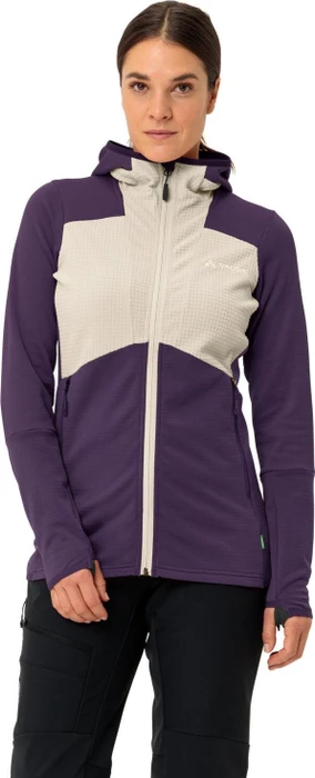 Vaude Monviso Grid Fleece Funktionsjacke eggplant (Damen)