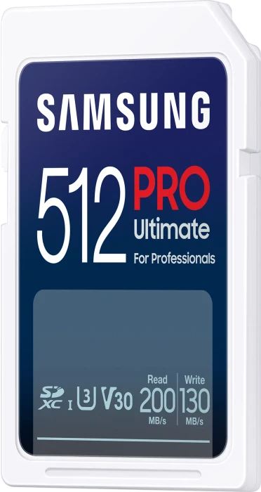 Samsung PRO Ultimate R200/W130 512GB, UHS-I U3, Class 10
