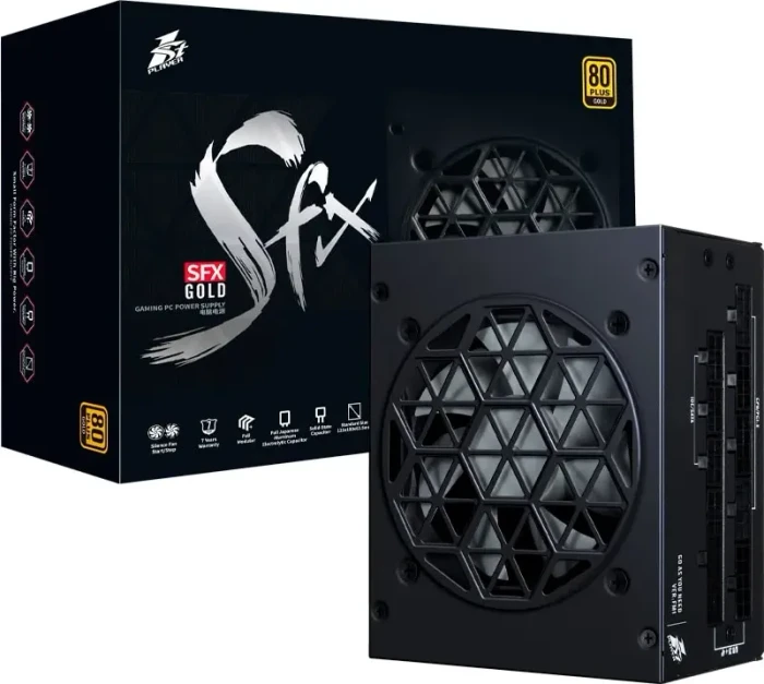 1st Player SFX Gold schwarz 850W, ATX 3.1