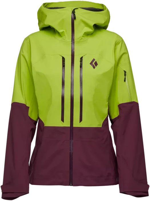 Black Diamond Recon LT Shell Skijacke aloe/blackberry (Damen)