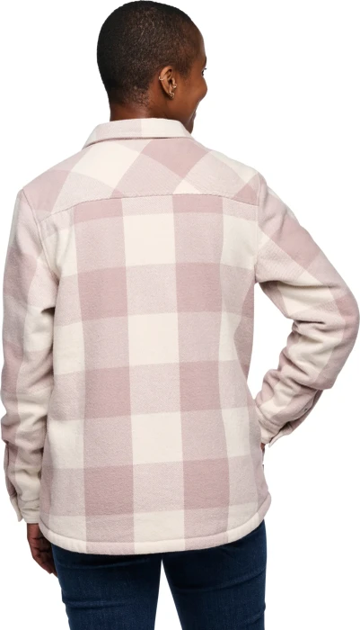 Black Diamond Project Lined Flannel Hemd langarm pale mauve/off white plaid (Damen)