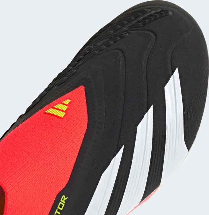 adidas Predator Elite Laceless FG core black/cloud white/solar red (Junior)