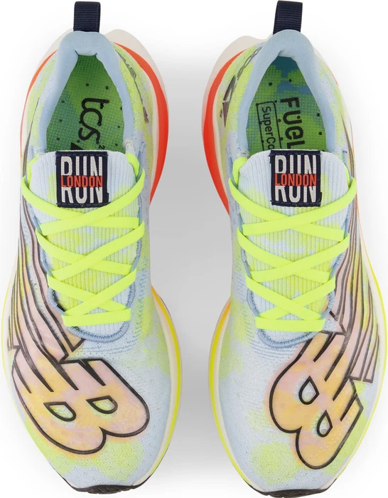 New Balance FuelCell SuperComp Elite v3 London Edition blue haze/cosmic pineapple/neon dragonfly (Damen)