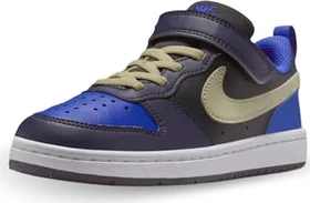 Nike Court Borough Low Recraft black/cave purple/deep night/olive aura (Junior)