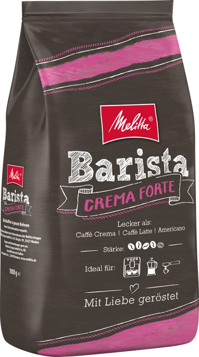 Melitta Barista Crema Forte Kaffeebohnen, 1.00kg
