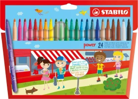 STABILO Power sortiert, 24er-Set, Etui