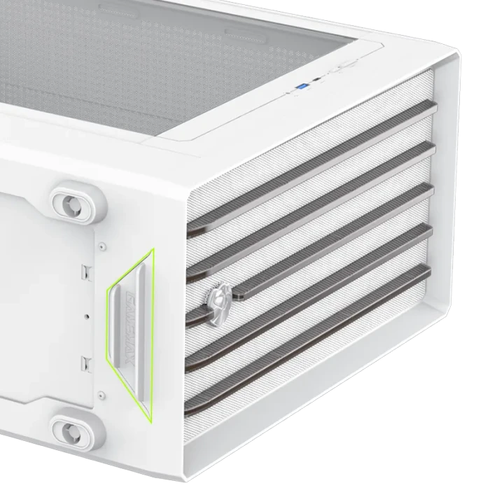 GameMax Claw 360 WH, Glasfenster