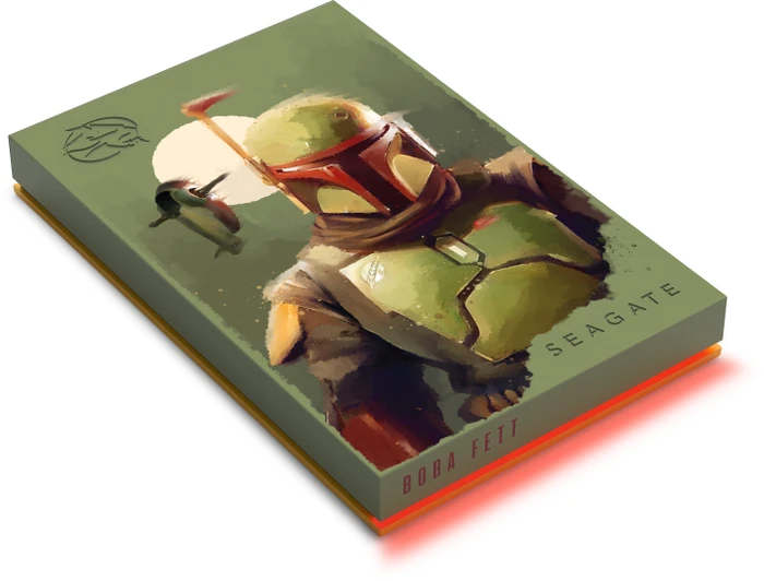 Seagate FireCuda Gaming HDD - Boba Fett Special Edition, 2TB, +Rescue, USB 3.0 Micro-B