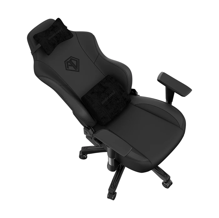 Anda Seat Phantom 3 L Gamingstuhl, Stormy Black, Kunstleder schwarz/Logo schwarz