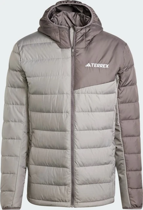 adidas Terrex Multi Light Hooded Daunen Jacke charcoal solid grey/charcoal (Herren)