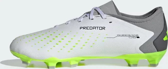 adidas Predator Accuracy.3 Low FG cloud white/core black/lucid lemon f23