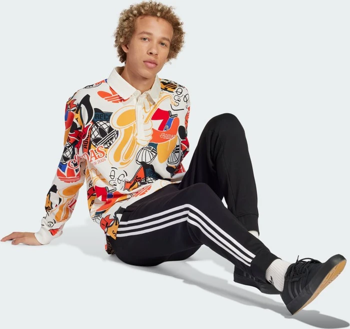 adidas Adicolor 3-Streifen Trainingshose lang schwarz (Herren)