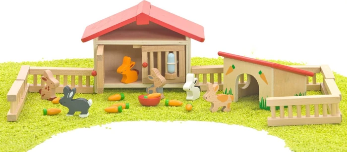 Goki Hasenstall für Puppenhaus