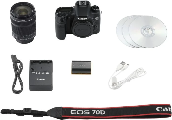 Canon EOS 70D mit Objektiv EF-S 18-135mm 3.5-5.6 IS STM