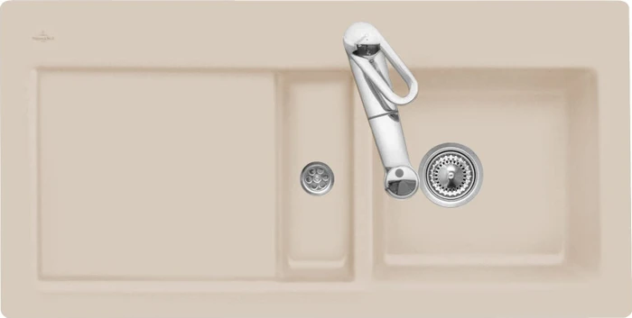 Villeroy & Boch Subway 60 Einbau Becken rechts almond