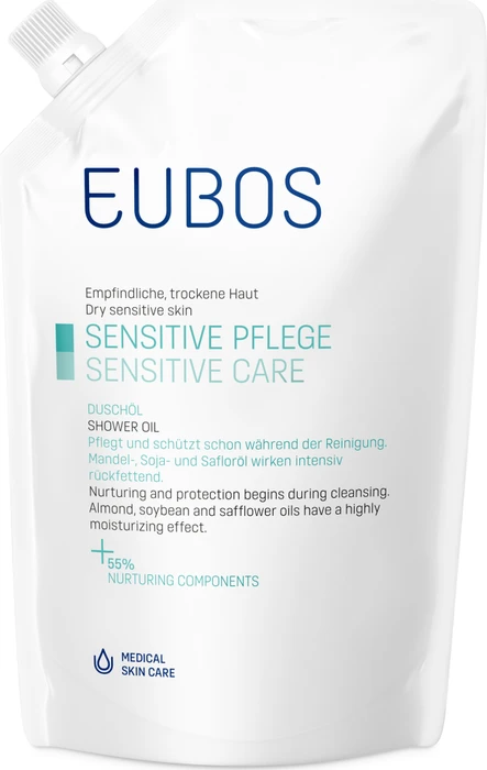 Eubos Sensitiv Duschöl F Refill, 400ml