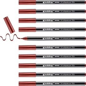 edding 1255 Kalligrafiestift 2.0mm karmesinrot, 10er-Pack