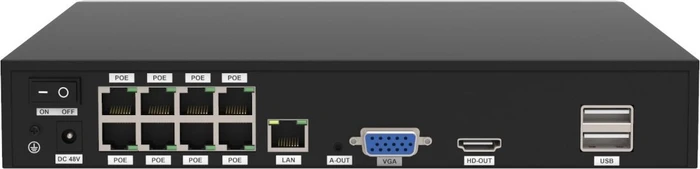 Foscam FNA108E-T4-2T 8-Kanal PoE, schwarz, Set
