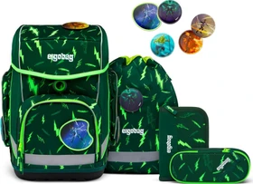 Ergobag Cubo Bärtastisch 2023 Schulrucksack-Set, 5-tlg.