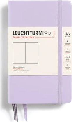 Leuchtturm1917 Pocket Notizbuch, A6, glatt, Hardcover, lilac, 93 Blatt