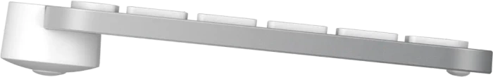 Logitech Keys S for Mac, Pale Grey, weiß/grau, LEDs weiß, Logi Bolt, USB/Bluetooth, DE