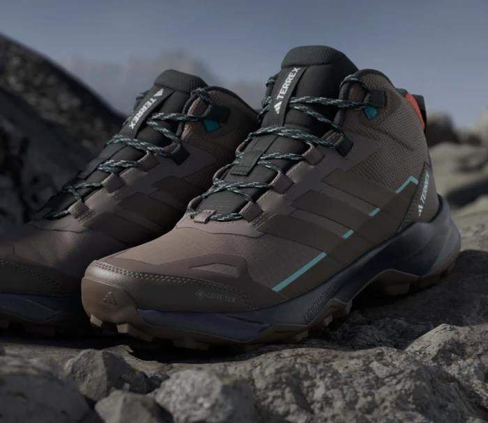 adidas Terrex Skychaser AX5 Mid GTX trace brown/earth strata/semi impact orange (Herren)