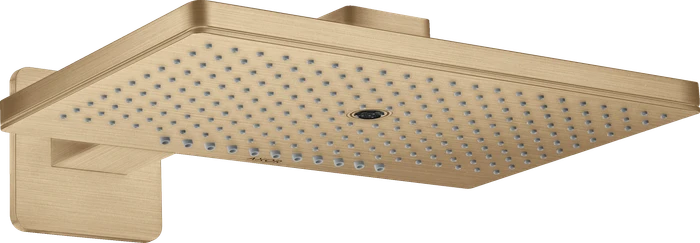 Hansgrohe Axor ShowerSolutions Kopfbrause 460/300 3jet softcube mit Brausearm brushed bronze